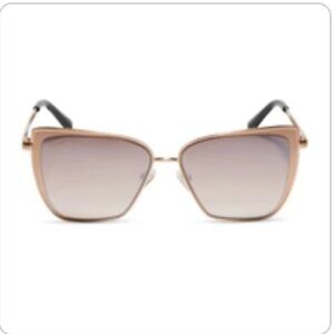 Diff Eyewear - Grace Sunglasses - Gold Taupe Rose Mirror